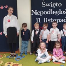 Uroczyste obchody Święta Niepodległości w przedszkolu Słoneczko