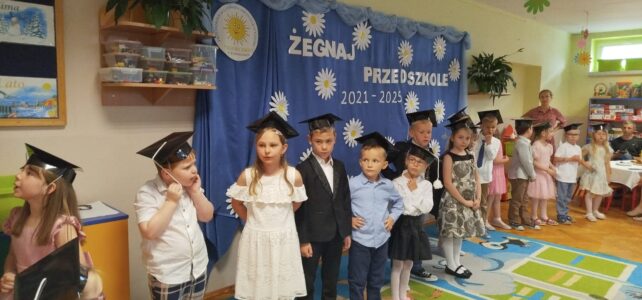 Pożegnanie przedszkola w grupie 6