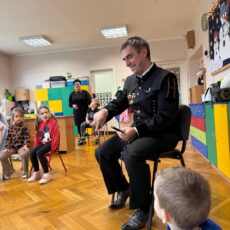 Spotkanie z Górnikiem w przedszkolu Słoneczko!